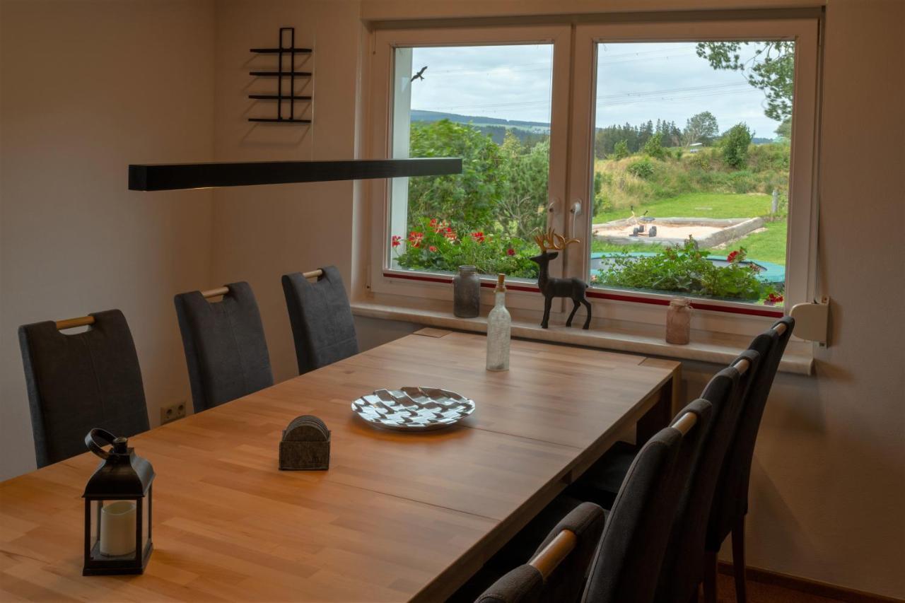 Ferienwohnung Fuchsbau Im Eg Des Ferienhauses Falkenhoehe Schwarzatal Exterior photo